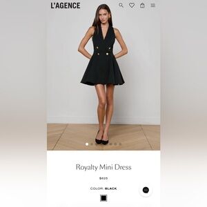 L'AGENCE Royalty Mini Dress
